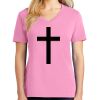 Ladies Core Cotton V Neck Tee Thumbnail