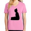 Ladies Core Cotton V Neck Tee Thumbnail