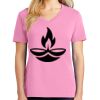 Ladies Core Cotton V Neck Tee Thumbnail