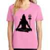 Ladies Core Cotton V Neck Tee Thumbnail