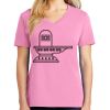 Ladies Core Cotton V Neck Tee Thumbnail