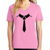 Ladies Core Cotton V Neck Tee Thumbnail