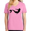 Ladies Core Cotton V Neck Tee Thumbnail