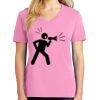 Ladies Core Cotton V Neck Tee Thumbnail
