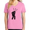 Ladies Core Cotton V Neck Tee Thumbnail