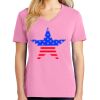 Ladies Core Cotton V Neck Tee Thumbnail