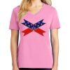 Ladies Core Cotton V Neck Tee Thumbnail