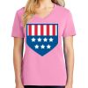 Ladies Core Cotton V Neck Tee Thumbnail