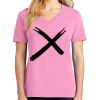 Ladies Core Cotton V Neck Tee Thumbnail