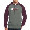 Raglan Colorblock Pullover Hooded Sweatshirt Thumbnail